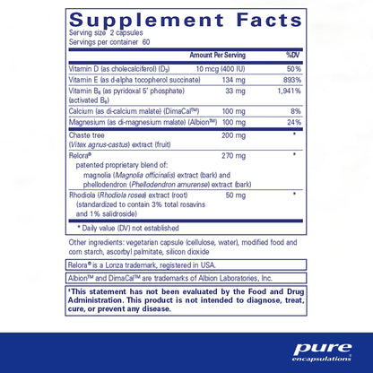 Pure Encapsulations PMS Essentials 120 Capsules