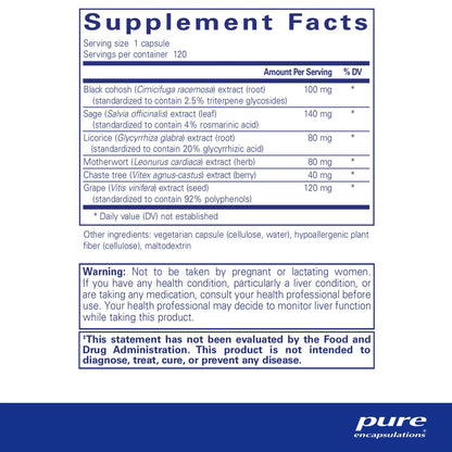Pure Encapsulations PhytoBalance II 120 Capsules
