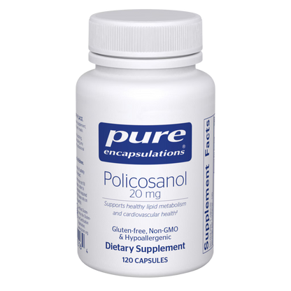 Pure Encapsulations Policosanol 20mg 120 Capsules