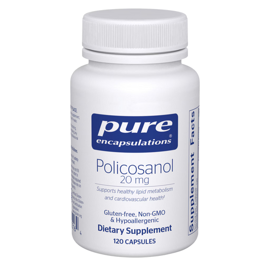 Pure Encapsulations Policosanol 20mg 120 Capsules