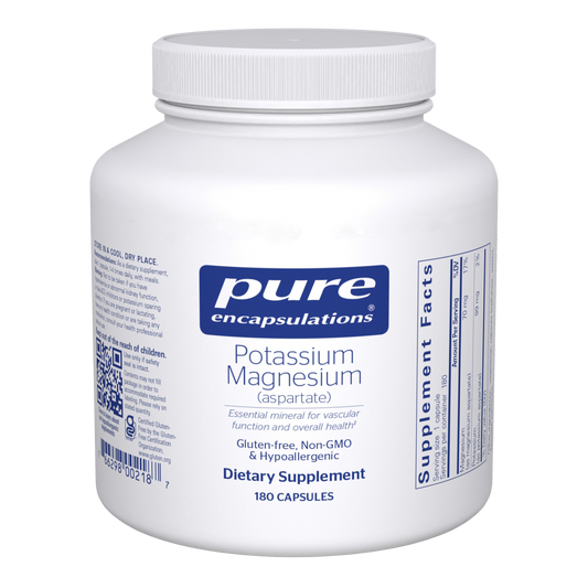 Pure Encapsulations Potassium Magnesium (aspartate) 180 Capsules