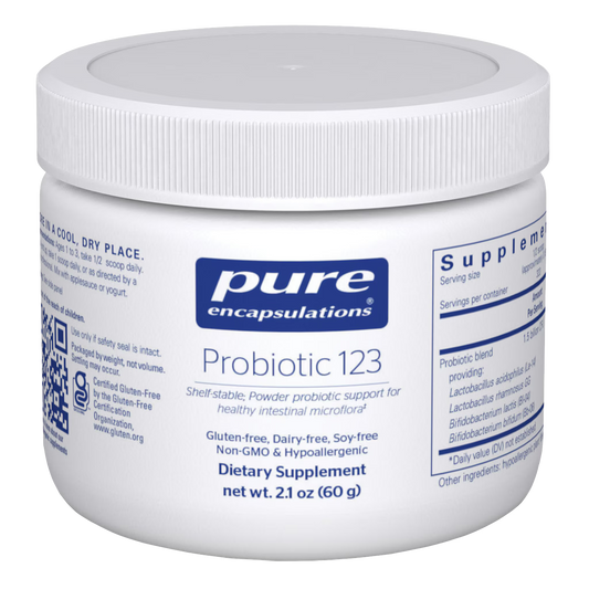 Pure Encapsulations Probiotic 123 60g