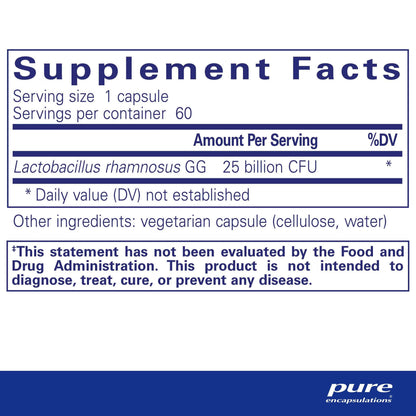 Pure Encapsulations PureGG 25B 60 Capsules