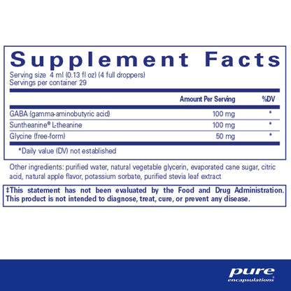 Pure Encapsulations Pure Tranquility liquid 116mL