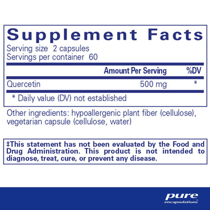 Pure Encapsulations Quercetin 120 Capsules