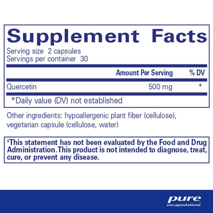 Pure Encapsulations Quercetin 60 Capsules
