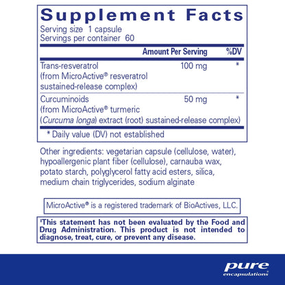 Pure Encapsulations ResCu-SR 60 Capsules