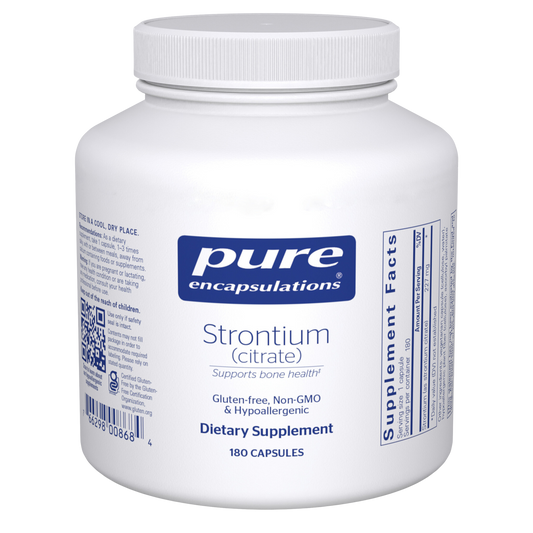 Pure Encapsulations Strontium (citrate) 180 Capsules