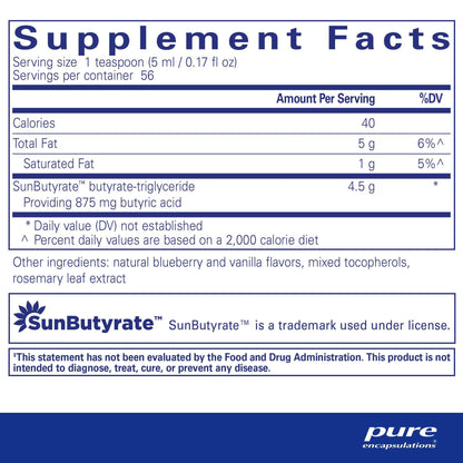Pure Encapsulations SunButyrate-TG liquid 280mL