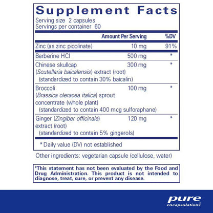Pure Encapsulations Th1 Support 120 Capsules