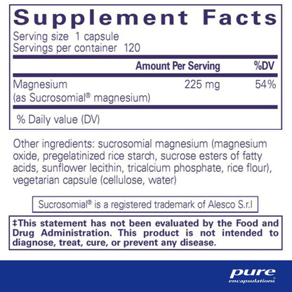 Pure Encapsulations UltraMag Magnesium 120 Capsules