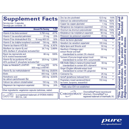 Pure Encapsulations UltraNutrient 90 Capsules
