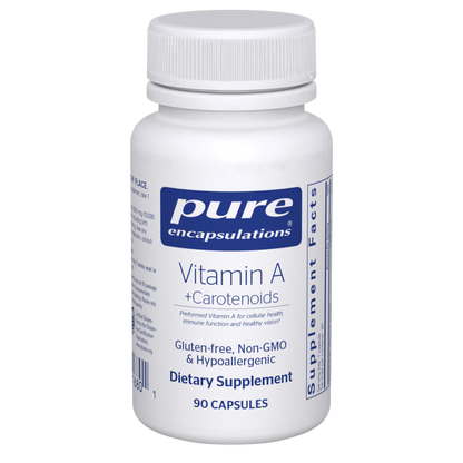 Pure Encapsulations Vitamin A + Carotenoids 90 Capsules