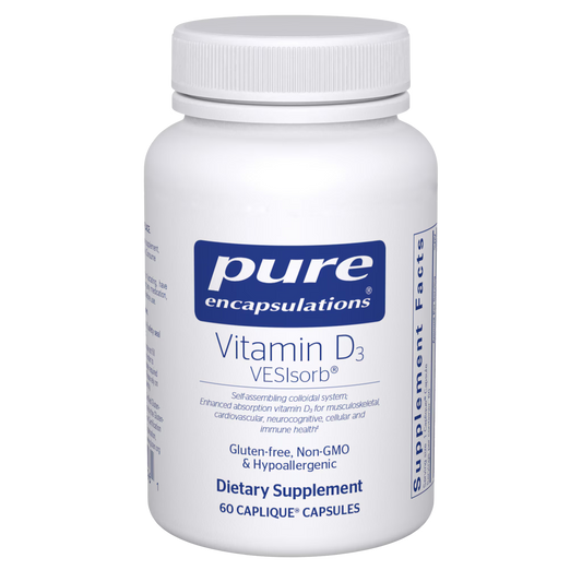 Pure Encapsulations Vitamin D3 VESIsorb 60 Capsules