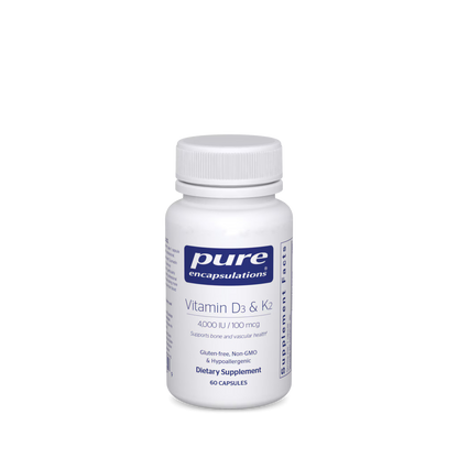 Pure Encapsulations Vitamin D3 & K2 60 Capsules