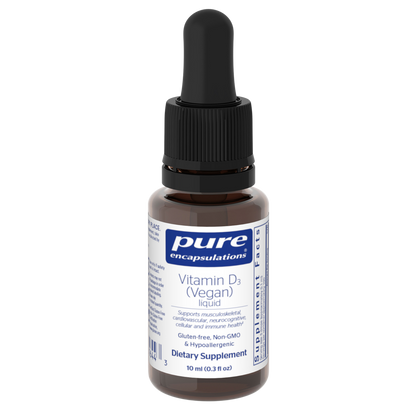 Pure Encapsulations Vitamin D3 (Vegan) liquid 10 mL