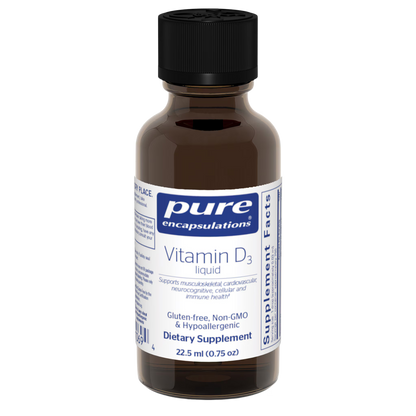 Pure Encapsulations Vitamin D3 liquid 22.5 mL