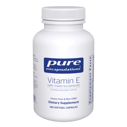 Pure Encapsulations Vitamin E (with mixed tocopherols) 180 Capsules