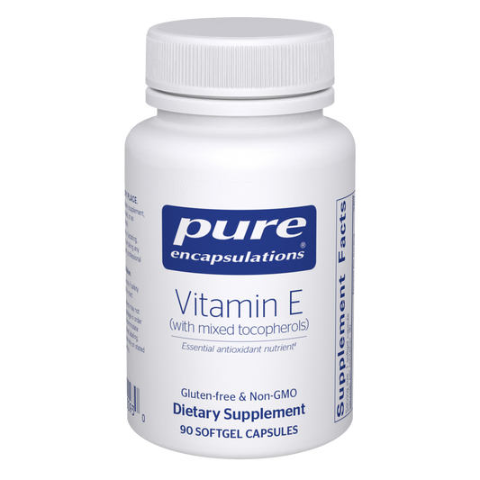 Pure Encapsulations Vitamin E (with mixed tocopherols) 90 Capsules