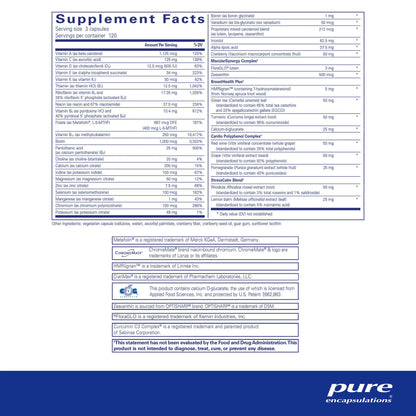 Pure Encapsulations Women’s Nutrients 40+ 180 Capsules