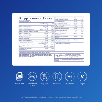 Pure Encapsulations Women's Nutrients 60 Capsules