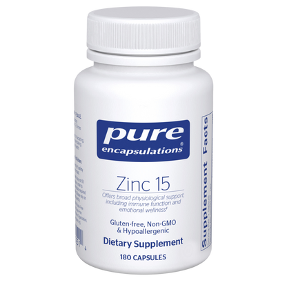 Pure Encapsulations Zinc 15 60 Capsules