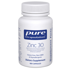 Pure Encapsulations Zinc 30 180 Capsules