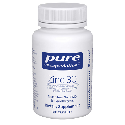 Pure Encapsulations Zinc 30 60 Capsules