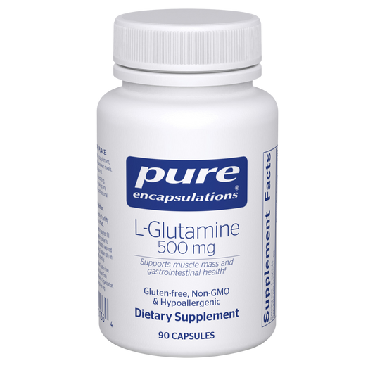 Pure Encapsulations L-Glutamine 500mg 90 Capsules