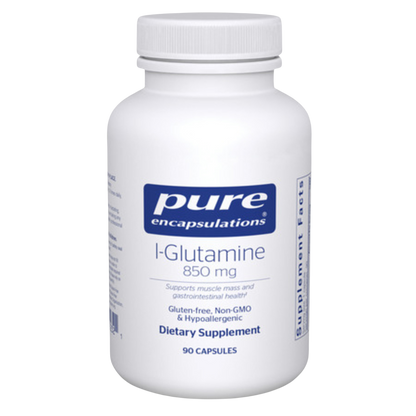 Pure Encapsulations L-Glutamine 850mg 90 Capsules