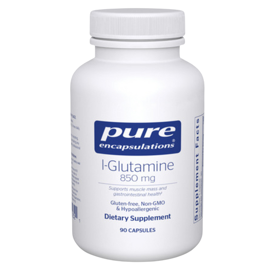 Pure Encapsulations L-Glutamine 850mg 90 Capsules