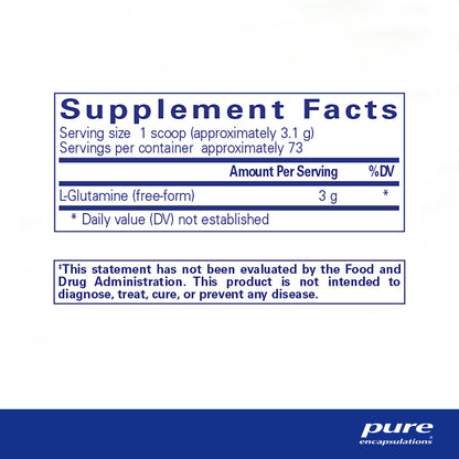 Pure Encapsulations L-Glutamine powder 227g