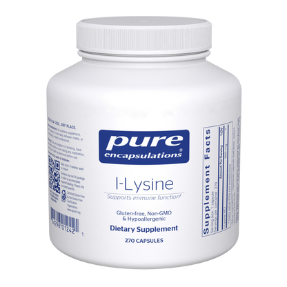 Pure Encapsulations L-Lysine 270 Capsules