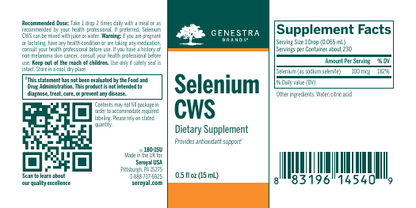 Genestra Selenium CWS 15mL