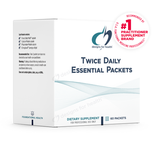 Designs for Health Twice Daily Essential Packets 60 Packets