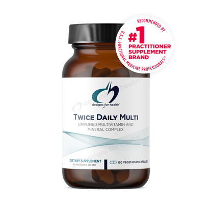 Designs for Health Twice Daily Multi 120 Capsules