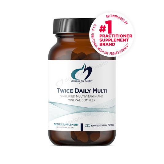 Designs for Health Twice Daily Multi 120 Capsules