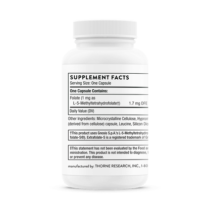 Thorne 5-MTHF 1mg 60 Capsules
