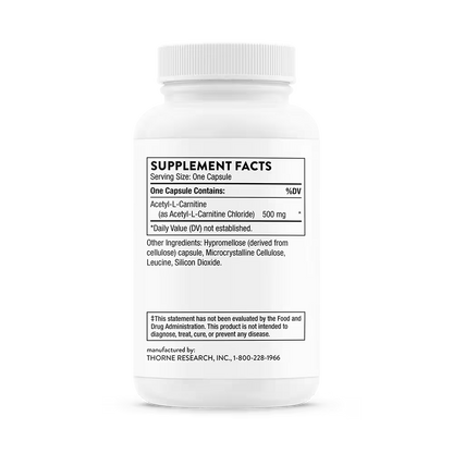 Thorne Acetyl-L-Carnitine 60 Capsules