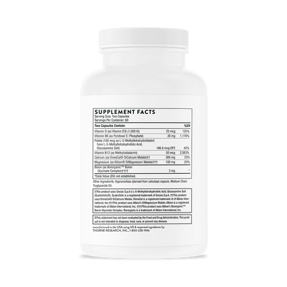 Thorne Advanced Bone Support 120 Capsules