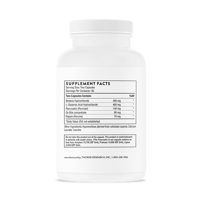 Thorne Advanced Digestive Enzymes 180 Capsules