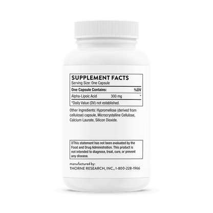 Thorne Alpha-Lipoic Acid 60 Capsules