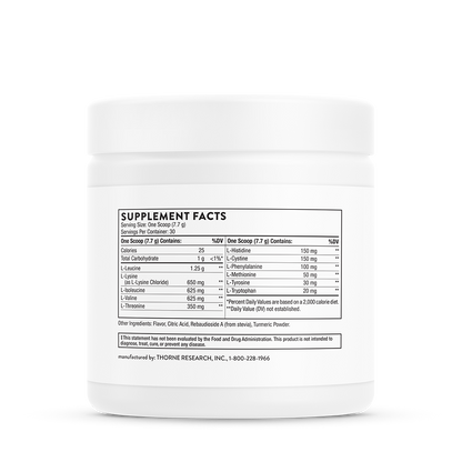 Thorne Amino Complex - Lemon 231g
