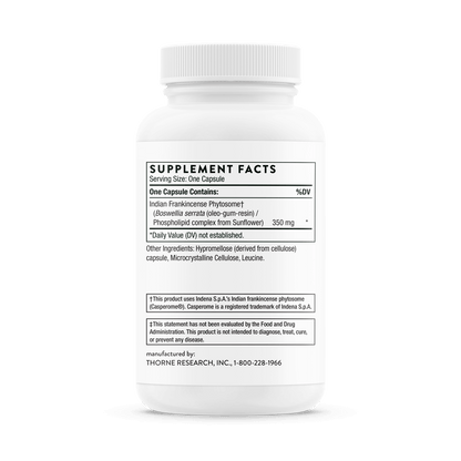 Thorne Boswellia Phytosome 60 Capsules