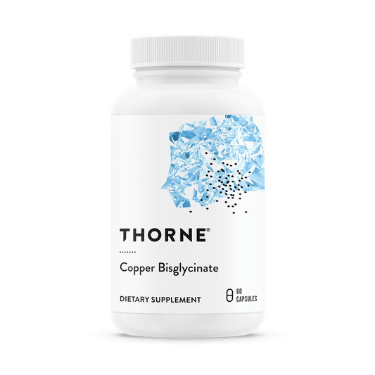 Thorne Copper Bisglycinate 60 Capsules