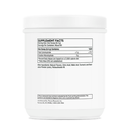 Thorne Creatine - Pineapple Orange 384g