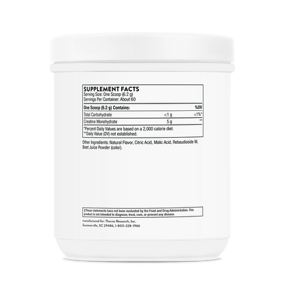 Thorne Creatine - Strawberry 372g