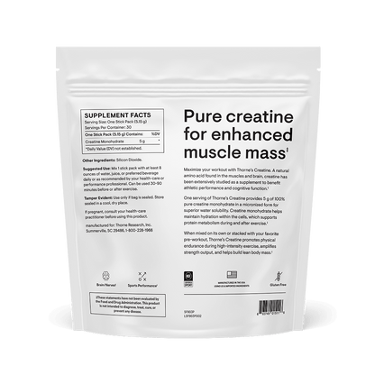 Thorne Creatine - Travel Packs 30 Stick Packets