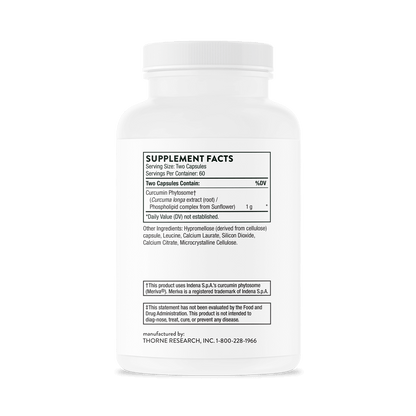 Thorne Curcumin Phytosome 120 Capsules