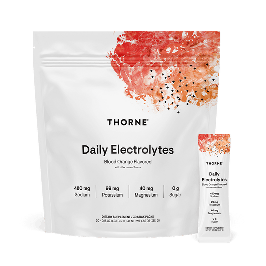 Thorne Daily Electrolytes - Blood Orange 30 Stick Packets